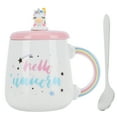 thumbnail image 2 of Taza de animales, taza de animales, cuchara, taza de agua, taza linda adaptada para la perfección, 2 of 8