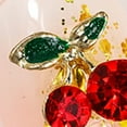 thumbnail image 6 of dianhelloya Nail Decoration 10pcs Cherry Beauty Nail Art s Sparkling Ins Style Three-dimensional Alloy Decorations for Nails Jewelry, 6 of 7