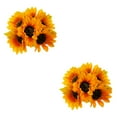 thumbnail image 2 of Naiovety 5 unids/set decoración de girasoles para eventos de boda y exposiciones interior o exterior Helianthus Champagne champán 2Conjunto, 2 of 6