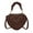 brown, variant on Leather Purses for Women,Campus Goddess Heart Purse,Versatile Small Purses for Women Crossbody,Brown