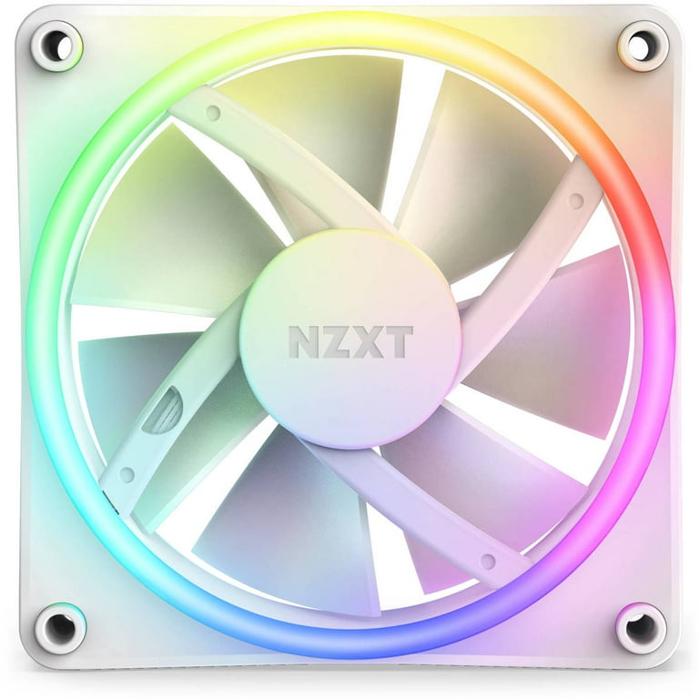 PC用ファン・クーラー NZXT F120 RGB DUO TRIPLE PACK White NZXT F120 DUO RGB 120mm Triple Fan Pack w/ RGB Controller