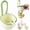 Green, variant on Sink Hanging Strainer Basket with Openable Bottom Cover, Kitchen Food Waste Collector for Sink Garbage Filter, Quick Draining Colander for Cooking and Food Prep (Green)