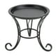 thumbnail image 4 of Iron Metal Mini Pequeños Flores Potes soportales para el escritorio de balcón al aire libre (negro), 4 of 5