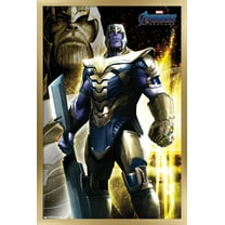 Marvel Cinematic Universe - Avengers - Endgame - Thanos Wall Poster, 22.375" x 34", Framed
