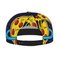 thumbnail image 2 of Hirioo PLANETA EN FORMA DE PIZZA for Baseball Cap Men Cap Flat Brim for Men Women Teens Adjustable Baseball Cap, 2 of 7