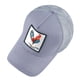 thumbnail image 2 of Gorra de béisbol unisex con bordado de animales, gorra de camionero con cierre trasero de malla ajustable (gris), 2 of 4