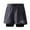 Grey-3, variant on Kcolen Swim Trunks Men 5 Inch High Stretch Swim Shorts Lightweight Mens Swimsuit Men Swim Trunks Summer Beach Oversized Men Swim Brief