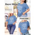 thumbnail image 6 of XCHQRTI Womens Music Plus Size Tshirt Graphic Smooth As Tennessee Whiskey Oversized Tops Short Sleeve Tshirt, 6 of 9