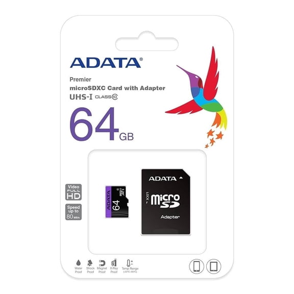 Memoria Micro SD Adata 64 GB Clase 10