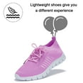 thumbnail image 4 of SIMANLAN Women's Comfortable Lace Up Sneakers Gym Running Breathable Casual Wide Width Shoes, 4 of 8