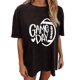 thumbnail image 1 of Blusa Informal Elegante Para Mujer, Camisas Estampadas Con Cuello Redondo Y Manga Corta Odeerbi ODB170947, 1 of 5