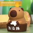 thumbnail image 2 of Capybara Escritorio Lovely Cartoon Anime Figura COD Stock Acción Modelo Muñecas Fo (D), 2 of 9