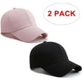 thumbnail image 2 of HSHDLDF 2 Pack Adjustable Size Baseball Cap Hat for Men and Women, 2 of 7