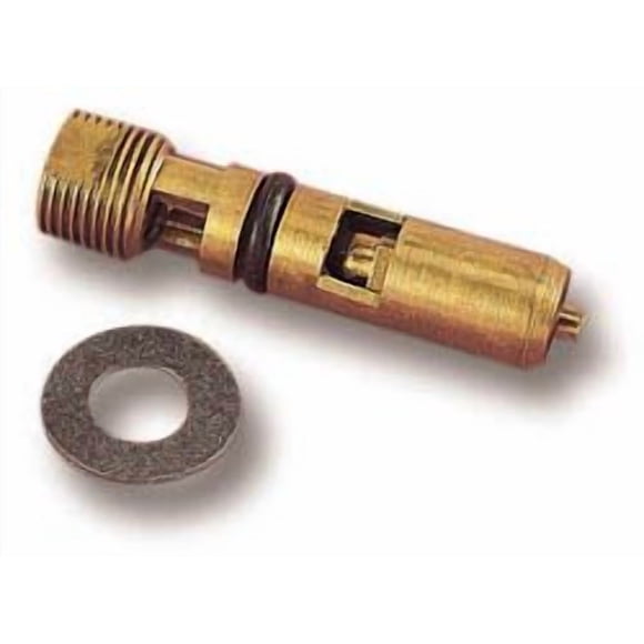 Holley Performance Carburetor Needle and Seat 6-504 For Use With Most Holley Performance Carburetors; High Flow; Adjustable; 0.110 Inch Seat Size; Viton; Single; With All Necessary Hardware