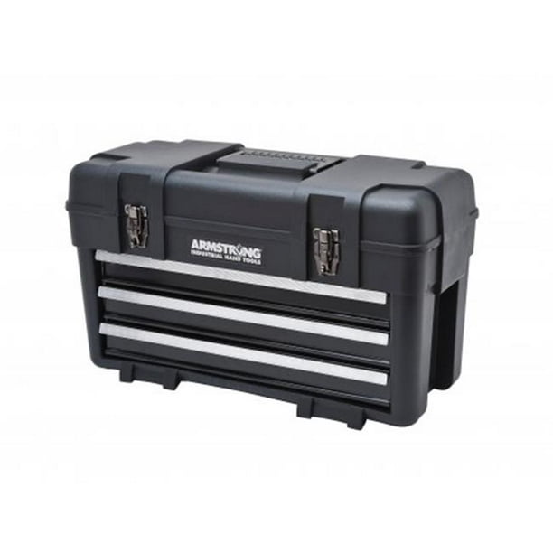 Armstrong Tools 06916603 23 in. 3 Drawer Plastic Portable Chest