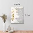thumbnail image 2 of HFDF Inspirational Bible Verse Print Positive Psalm 91 He Who Dwells in the Secret Place Paintings Canvas Wall Art Poster Canvas Artwork Ready to Hang Modern Decor Christian Gift 20x24inch Framed, 2 of 5
