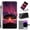 Black Tree + Sunset, variant on Compatible with iPhone 16 Wallet Case with Card Holder, Flip Pattern Painted PU Leather Kickstand Wrist Strap Shockproof Phone Case for iPhone 16, Night Road + Moon