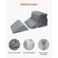 thumbnail image 2 of KFFKFF Sleep-Enhancing Pillow, Set of 4 Adjustable Therapeutic Bed Wedges, Aids Leg, Neck, Shoulder Support, Post-Operative Comfort Pillow for Back Discomfort, Digestive Issues, Snoring Mitigation, 2 of 9