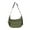 1033Green, variant on Nylon Crescent Bag Hobo Crossbody Bags Casual Sling Bag Slouchy Shoulder Bags Travel Messenger Bag for Women Men
