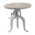thumbnail image 4 of Carolina Table d'Appoint Réglable Regan en Blanc Lavé, 4 of 10