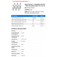 thumbnail image 2 of Spark Plug Set 6 - Compatible with 2001 - 2005 Ford Explorer Sport Trac 4.0L V6 - Autopart Premium, 2 of 2