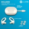 thumbnail image 4 of JLab Go Sport+ Wireless Workout Earbuds Featuring C3 Clear Calling, Secure Earhook Sport Design, 32+ Hour Bluetooth Playtime, and 3 EQ Sound Settings (Sand), 4 of 5