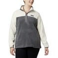 thumbnail image 6 of Columbia Womens Benton Springs Half Snap Pullover City Grey Heather/Chalk X-Large Petite, 6 of 9