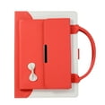 thumbnail image 6 of Cute Case for iPad Pro 11 2022/2021/2020/2018, Pocket Design Auto Wake/Sleep Handbag Tablet Case for iPad Air 5/Air 4 10.9" with Multi-Angle Viewing Stand, PU Leather Sleeve Protection Cover, Red, 6 of 9