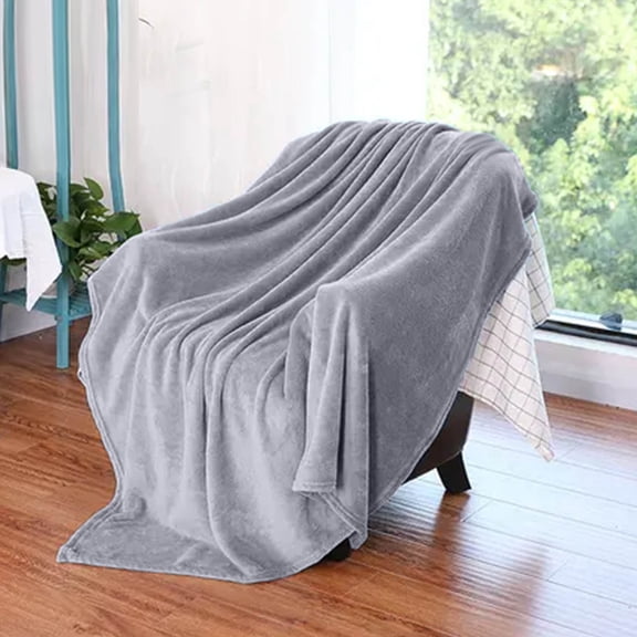 PRETXORVE Throw Blanket, Super Soft Warm Warm Fleece Blanket Throw Rug Sofa Bedding