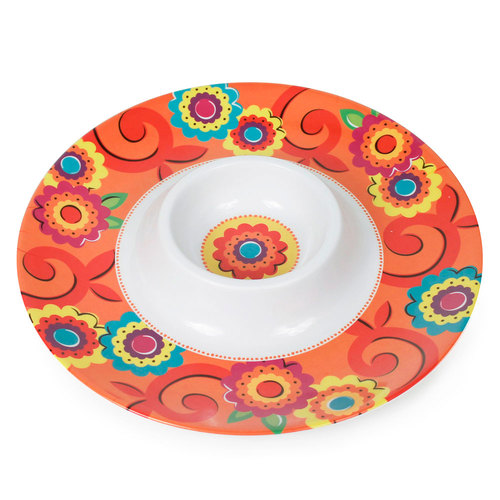 FIESTA CHIP AND DIP TRAY 13"