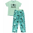 thumbnail image 3 of Lazy One Women's Pajama Set, Short Sleeves with Cute Prints, Relaxed Fit, Dog Mom, 3 of 7