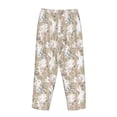 thumbnail image 5 of Xecao Retro Bunny Flower Women's Straight Lounge Pajama Pants: The Epitome of Relaxed Sleepwear, 5 of 9