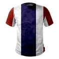 thumbnail image 4 of Men Summer Tops Mens Independence Day Holiday T Shirt Red White And Blue Flag Flag Retro Style Short Sleeved T Shirt Mens Western Men's Loose Fit Tees Men's Workout Shirts Short Sleeve White XL, 4 of 4
