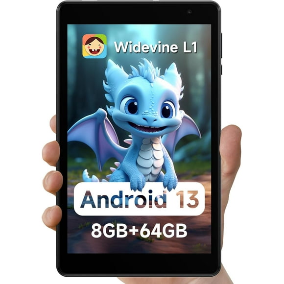ALLDOCUBE iPlay50 Mini Lite Android 13 Tablet Widevine L1 8GB RAM 64GB ROM 8 inch Tablet 1280x800 IPS GMS Certified Tablet for Adults and Kids with IWAWA App Pre-Installed