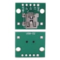 thumbnail image 3 of Placa Adaptadora USB DIP 10 Uds Mini A 5P Para PCB De 2,54mm DIY, 3 of 7