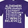 thumbnail image 4 of Inktastic Alzheimers Awareness Support Slogan T-Shirt, 4 of 5