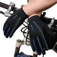 thumbnail image 1 of HUGFEGWE Summer Driving Gloves Men Anti-UV Protection Sunscreen Touchscreen Cooling Mesh Breathable Gloves Cycling Riding Full Palm Sport Non-Slip Grip Motorcycle Golf Mittens CA919-117074, 1 of 8