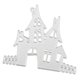 thumbnail image 1 of Hallowmas Castillo Corte Muere Pntils Para Bricoje Estampado Tarjetas De Papel Artesanía Sunnimix Plantilla de troqueles de corte de metal, 1 of 7