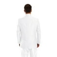 thumbnail image 3 of Mens Suit Two Piece Solid Notch Lapel Set With Free Matching Vest, 3 of 4