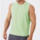 thumbnail image 4 of pstuiky Camiseta sin mangas para hombre, Camiseta deportiva de tirantes elástica de color liso para hombre, ideal para el tiempo libre y el fitness. Camisas de hombre l, 4 of 7