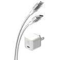 thumbnail image 2 of Scosche HPD30Ci4B8W-SP 30W USB-C Mini Home Charger Cube with 8 ft Braided Cable, 2 of 5