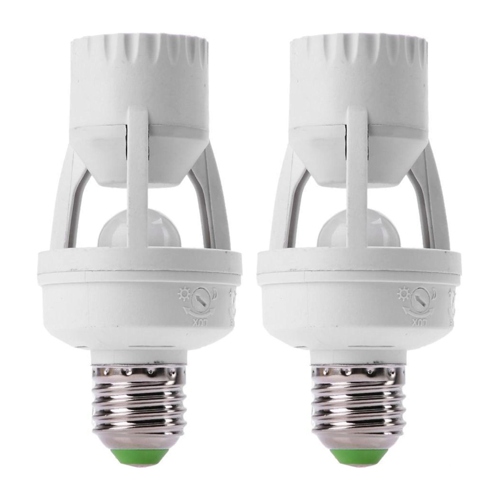 E26 E27 A60 Light Bulb with PIR Motion Sensor 2-Pack RAYHOO 12W Motion Sensor LED Light Bulbs,1000 Lumens for Front Door Garage Basement Hallway Stairs 3000K Warm White 