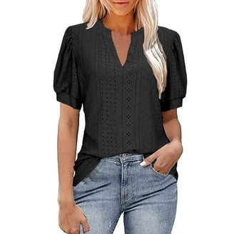 PRETTYGARDEN Womens Summer Lace Tops Short Puff Sleeve Casual Dressy Blouses Eyelet Crew Neck Buttom Down Shirts Bd7e5b69 07d4 4eac 99cb Cdfa6958f6e6.79ba4eb841ac0baa946a4074eda93e29