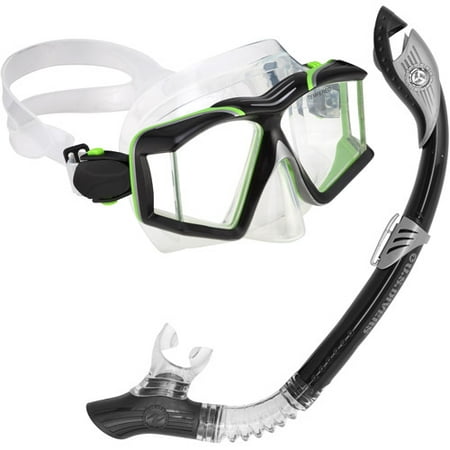 Side View Paradise LX Snorkel Set, Black