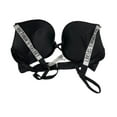 thumbnail image 2 of Victoria's Secret Shine Strap Logo Bombshell Add 2 cups Bikini Swim Top Black Size 38C NWT, 2 of 2
