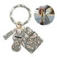 thumbnail image 1 of Desmontable Pu Cuero Llavero Tarjetero Círculo Pulsera Pulsera Llavero Para Novia Madre Amiga Guardurnaity AP006160-07, 1 of 6