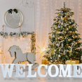 thumbnail image 4 of LAICAIW 6 Inch White Wood Letters Unfinished Wood Letters for Wall Decor Decorative Standing Letters Slices Sign Board Decoration for Craft Home Party Projects (Love), 4 of 7