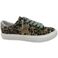 thumbnail image 2 of Gypsy Jazz Womens Cosmic 2 Glitter Star Fashion Sneaker (Tan Leopard, 8), 2 of 5