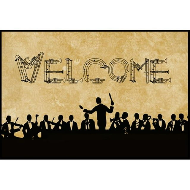 Carolines Treasures SB3071MAT Bienvenue Symphonie Tapis Intérieur Ou Extérieur