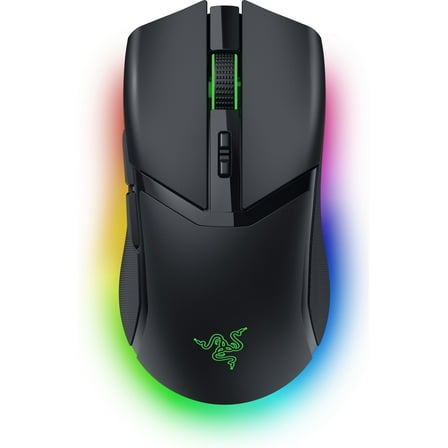 Razer Cobra Pro Lightweight Wireless PC Gaming Mouse with Razer Chroma RGB, Customizable Controls, 77g, Black